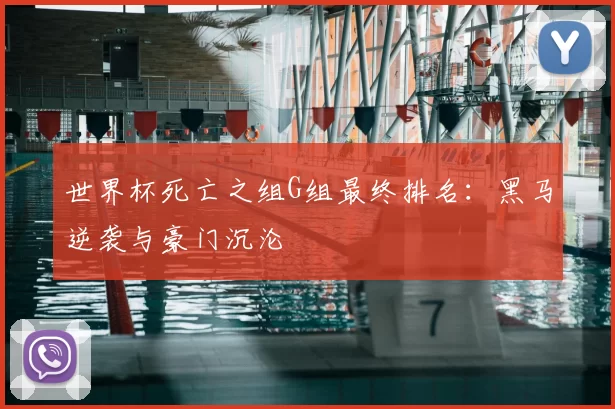 世界杯死亡之组G组最终排名：黑马逆袭与豪门沉沦