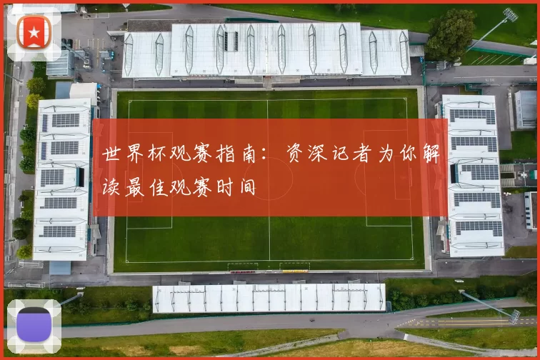 世界杯观赛指南:资深记者为你解读最佳观赛时间
